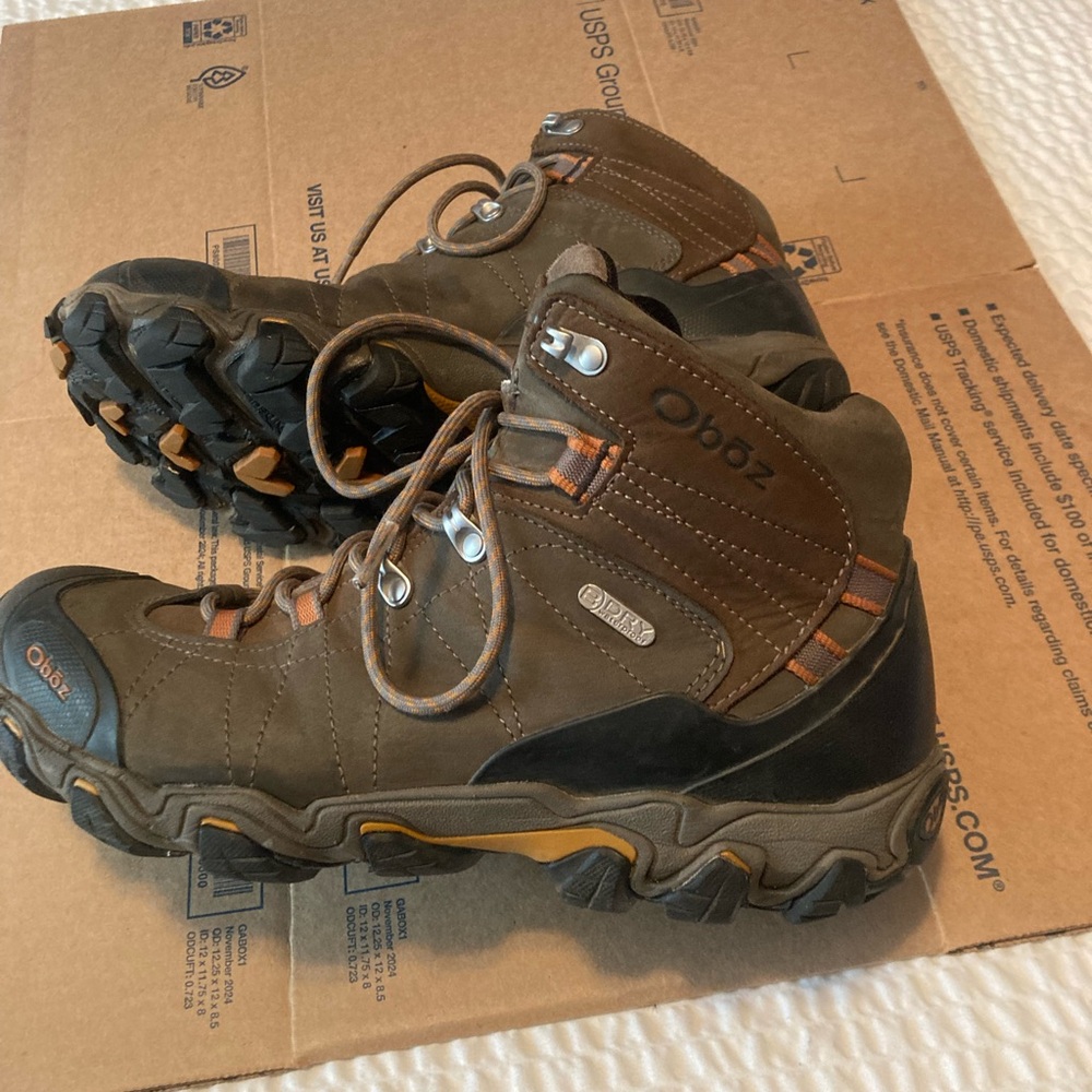 Oboz Brown Hiking Boots